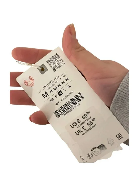 Zara Womens Satin Trousers Pants Medium Caramel Wide Leg High Waist 7965/556 NWT - Picture 6 of 13